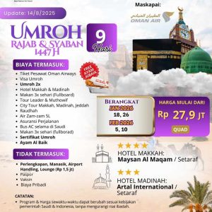 Umroh Rajab Syaban