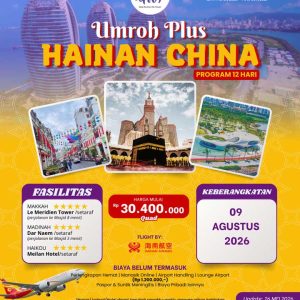 UMROH PLUS HAINAN CHINA 12 HARI