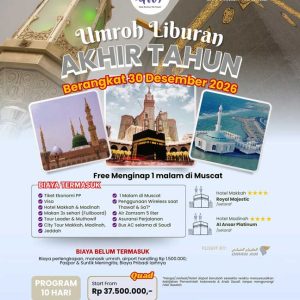 UMROH LIBUR AKHIR TAHUN 10 Hari